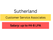 Sutherland Hiring for Customer Service Associates